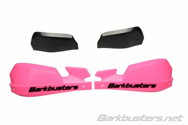 Barkbusters VPS MX Handbeschermer Kunststof Set Alleen Roze/Zwart Deflector