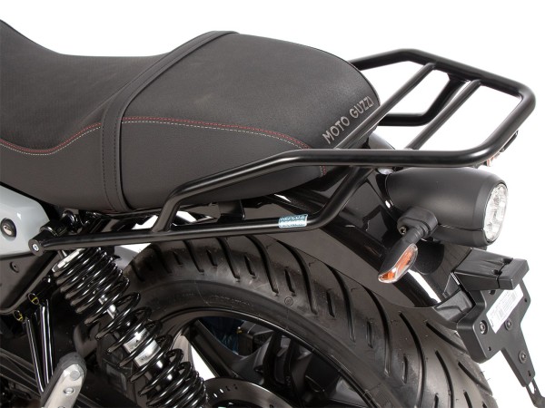 Buisvormig bagagerek zwart voor Moto Guzzi V7 850 Stone (25-) Hepco & Becker