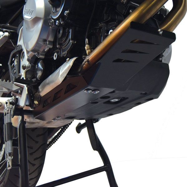 Geluiddemper onderscherm voor BMW F 850 GS (18-22), aluminium, zwart