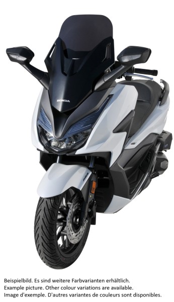 Windscherm ERMAX originele maat voor Honda NSS 125 Forza (21-), getint/lichtzwart