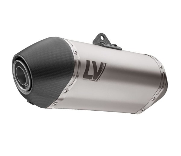LeoVince uitlaatdemper LV-14 Titanium Slip-On, titanium zilver, voor CF Moto / Husqvarna / KTM
