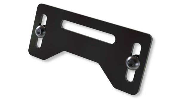 HIGHSIDER pro kentekenplaatverlichting plaat zwart (1pc)