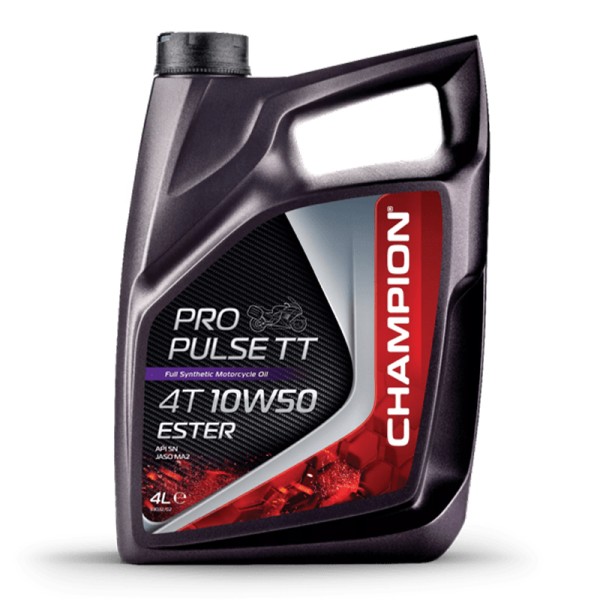 CHAMPION® Pro Pulse TT 4T 10W-50 Ester motorolie - 4 liter