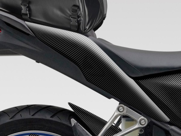 Originele Honda CBR125R achter kuip set, carbon look
