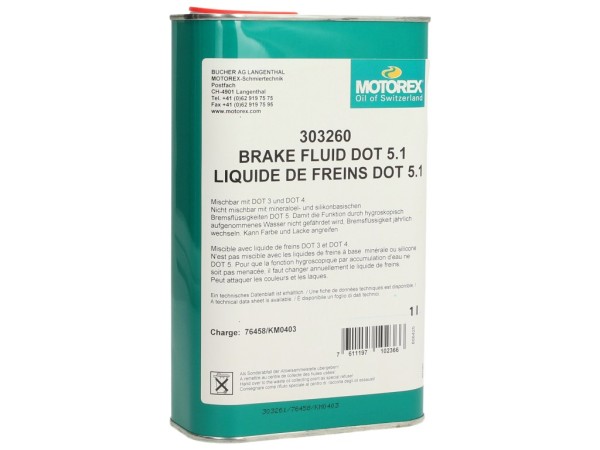 Motorex remvloeistof, DOT 5.1, 1 l