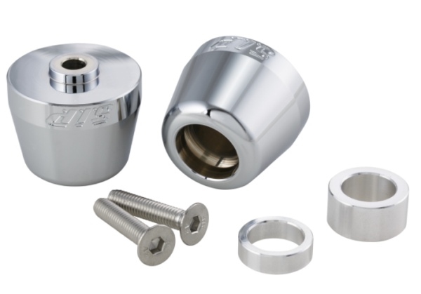 Stuurbalans gewichten links/rechts voor Vespa Primavera/Sprint/ET/LX/LXV/S, chroom