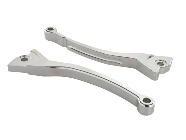 Sport remhendelset ZELIONI voor Vespa, rechts en links, zilver