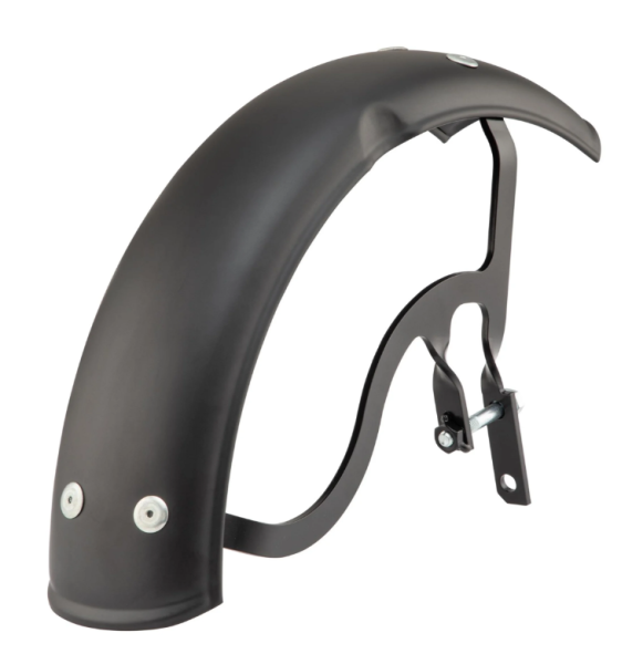 Spatbord Garelli voor Vespa PX 80-200ccm, metaal, mat zwart