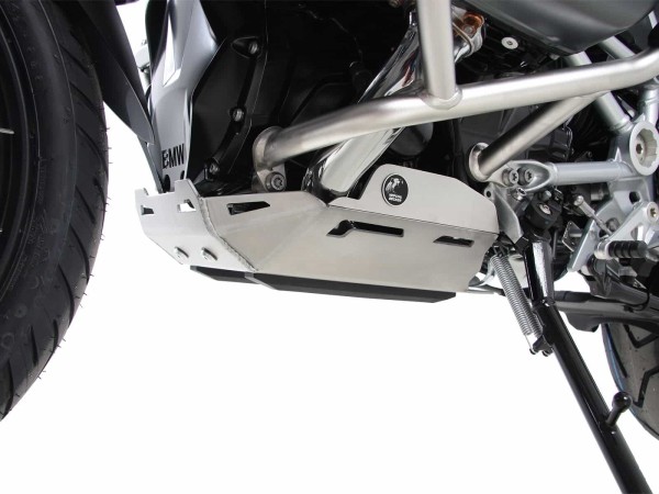 Motorbeschermplaat zilver voor BMW R 1250 GS Adventure (19-24) Hepco & Becker