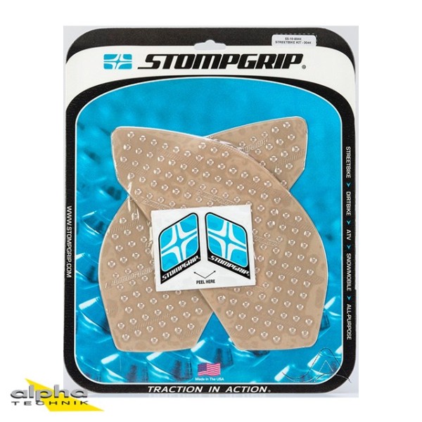 Stompgrip klar, Volcano, für Kawasaki, ER6f, ER6n, Ninja 650, 2012-2016