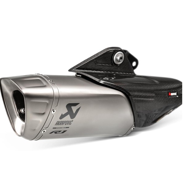 Slip-on titanium demper voor YZF-R1 / YZF-R1M Akrapovic
