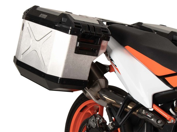 Zijkoffer set uitsparing roestvrij staal voor KTM 890 SMT (23-) Hepco & Becker