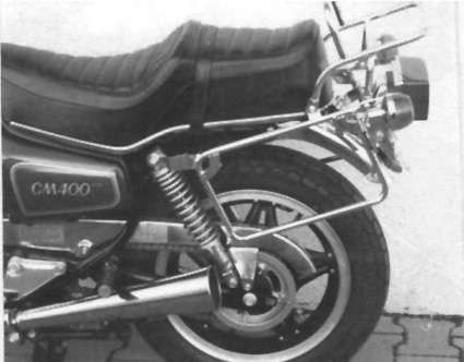 Buisvormige bagagedrager topkoffer en zijkoffer voor Honda CM 400 T (80-84) Hepco & Becker