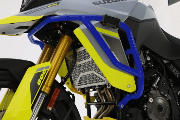 Crashbeugel blauw aluminium voor Suzuki V-Strom 800 DE (23-)