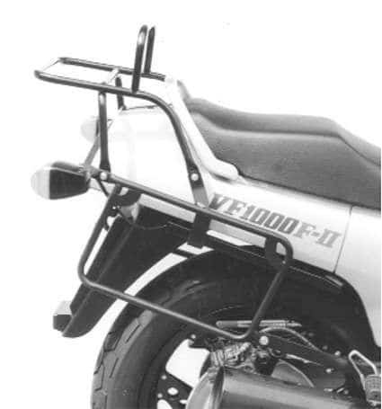 Buisvormige bagagedrager topkoffer en zijkoffer zwart voor Honda VF 1000 F (85-88)
