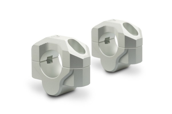 SW-Motech Stuurverhoger, zilver voor Ø 28 mm stuur, H=20 mm voor Triumph Speed Triple 1050 /R - SW Motech