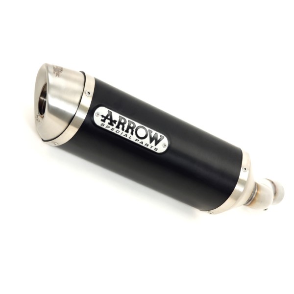 ARROW Auspuff RACE TECH für Kawasaki Z650, Ninja 650 und Versys 650 aus Aluminium, schwarz