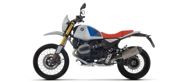 ARROW-uitlaat EXPLORER titanium met carbon-eindkap voor BMW R12 G/S (25-)