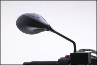 Spiegel, zwart voor Suzuki GSR600 BJ. 2006-2011/ Burgman AN400 BJ. 2007-2016/ Burgman AN400 BJ. 200