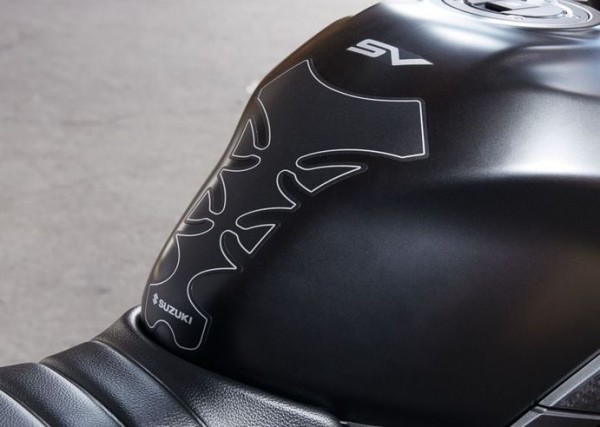 Tankpad, zwart voor Suzuki SV650 BJ. 2016-2017