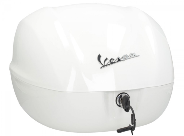 Originele topkoffer 32 l. voor Vespa Primavera / Sprint / GTS / PX - Wit Montebianco / Innocenza 544