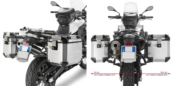 Achterkofferdrager voor BMW F 650 / F 800 GS (MY 08-17) / F 700 GS (MY 13-17) Givi