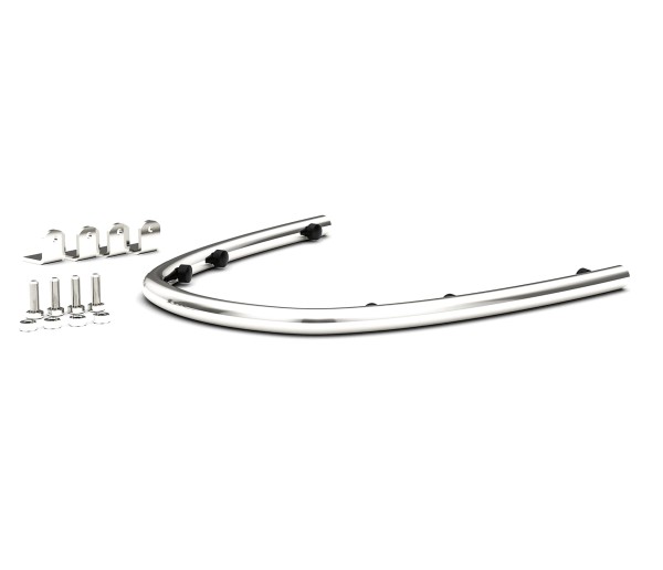 Montageplaat achteraan, chroom voor Vespa GTS, GTV, GTS Super