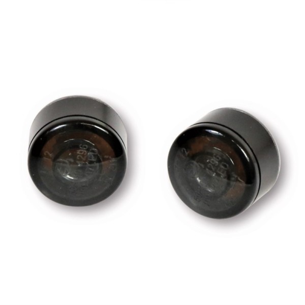 HIGHSIDER Pro Apollo LED knipperlichtmodule behuizing zwart / lens rookgrijs (paar), voor & achter