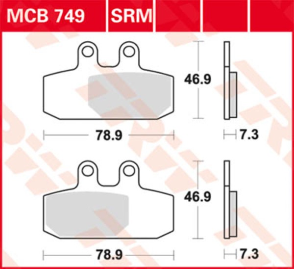 TRW Lucas remblok MCB839