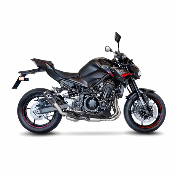 LeoVince uitlaatsysteem LV 10 voor Kawasaki Z 900, carbon, slip on, Euro4+5, E-certificaat