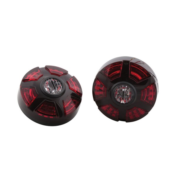 HIGHSIDER slim ATV LED achterlicht, remlicht, knipperlicht 3in1, E-keurmerk (paar)