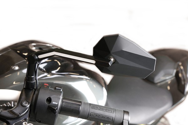 HIGHSIDER pro spiegel Stealth -X3 Zwart Met LED positielicht (paar)