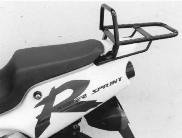 Buisvormige bagagedrager topkoffer zwart voor Honda NSR 125 (93-04) Hepco & Becker