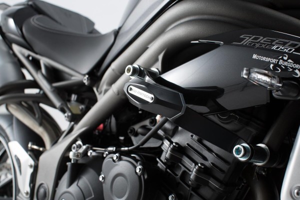 SW-Motech Crashpad kit zwart voor Triumph Speed Triple 1050 - SW Motech