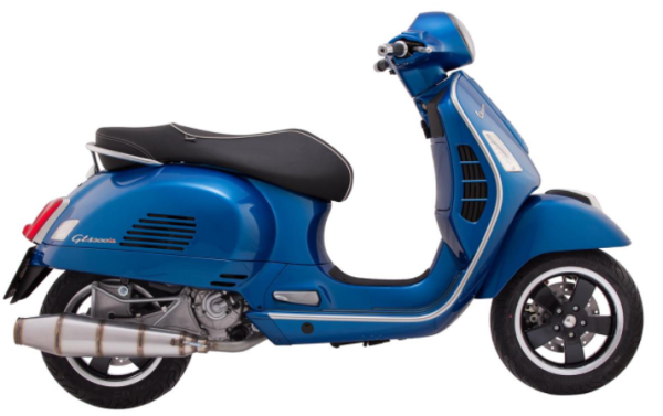 Racing uitlaat voor Vespa GTS/GTS Super/GTV/GT 60 125-300cc d.w.z., 4T, LC, roestvrij staal