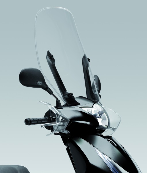 Origineel Honda SH125i/ 150i (2005-2011) Windscherm Pearl Nightstar Black NHA84