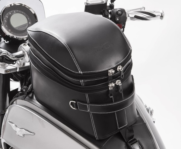 Originele tanktas, leder, zwart voor Moto Guzzi Eldorado