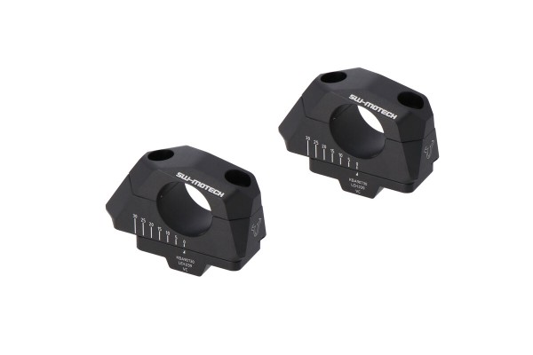 SW-Motech Variabele stuurverplaatsing, zilver voor Ø 32 mm stuur, H=30 mm voor BMW S 1000 XR - SW Motech