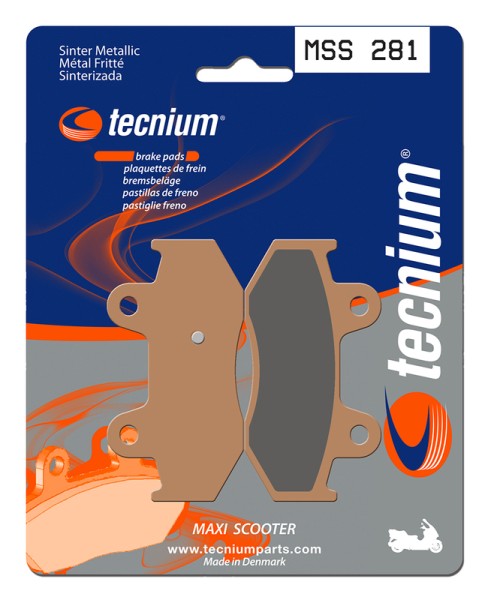 Tecnium Maxi Scooter gesinterde metalen remblokken - MSS281