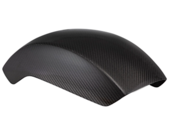 Spatbord EVO II voor Vespa PX 80-200ccm, klein, carbon, transparant