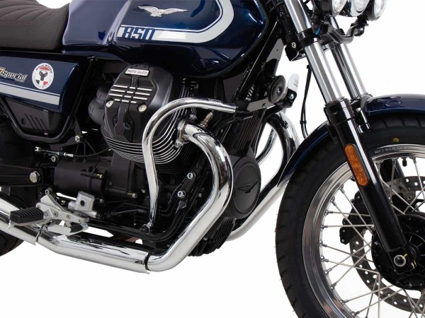 Chroom motorbeschermer voor Moto Guzzi V7 850 Special (25-) Hepco & Becker