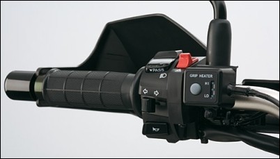 Verwarmde handvatten voor Suzuki V-Strom 650 BJ. 2012-2016