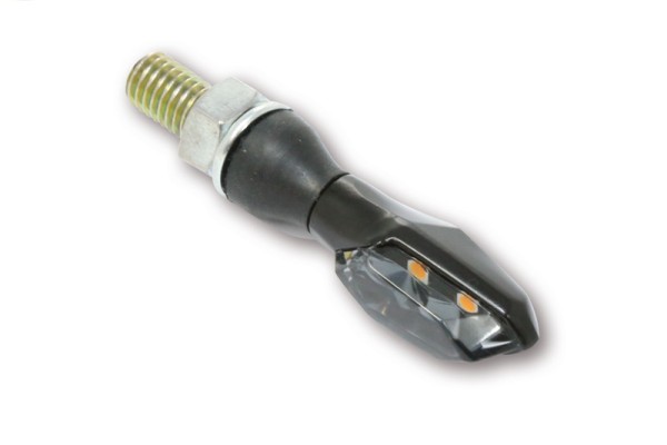 HIGHSIDER Pro Sonic-X2 LED Knipperlichtbehuizing Zwart / Lens Rookgrijs (Paar), Voor & Achter