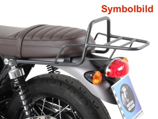 Buis bagagerek chroom Voor Triumph Bonneville T 100 / Zwart (17-) Hepco & Becker
