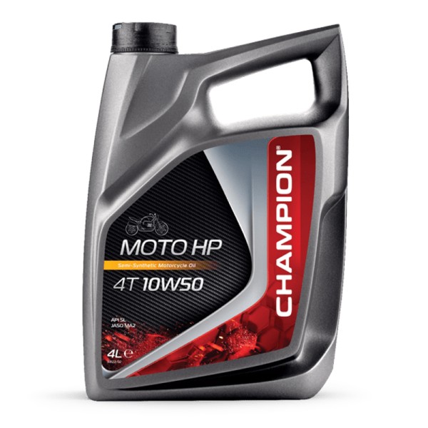 CHAMPION® Moto HP 4T 10W-50 motorolie - 4 liter