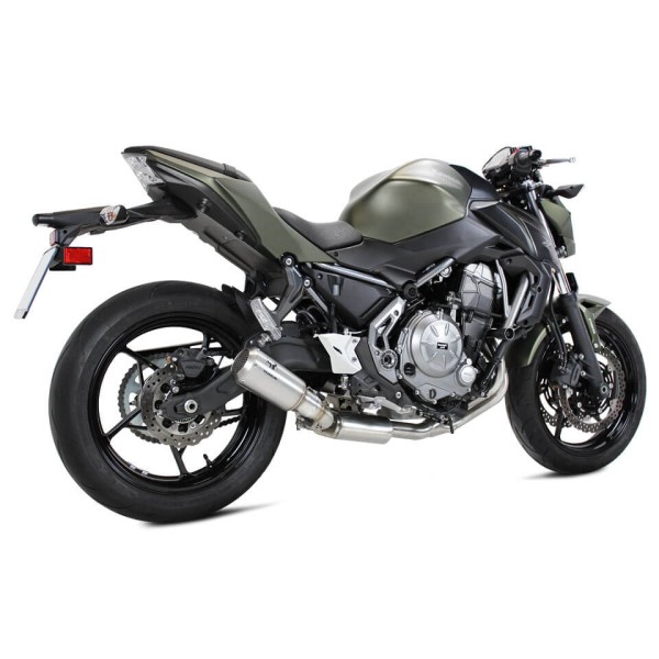 IXRACE MK2 compleet systeem Kawasaki Z 650 /650 Ninja (17-19), roestvrij staal, E-keur, Euro4