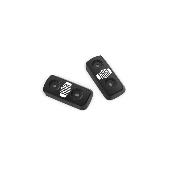 Set van aluminium radiateurkappen in reliëf voor Yamaha XSR 125