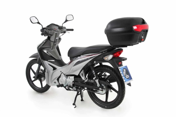 Journey Topcase 40 zwart incl. bagagedrager voor Honda AFS 110i Wave (12-16) Hepco & Becker
