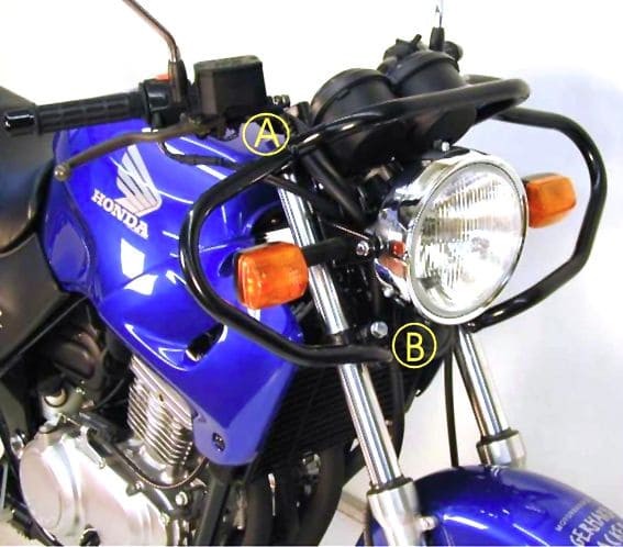 Beschermbeugel voorzijde zwart voor Honda CB 500 /S (93-97) Hepco & Becker