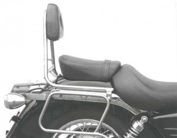Sissybar zonder bagagerek chroom voor Honda VT 125 C2 Shadow (99-00) Hepco & Becker